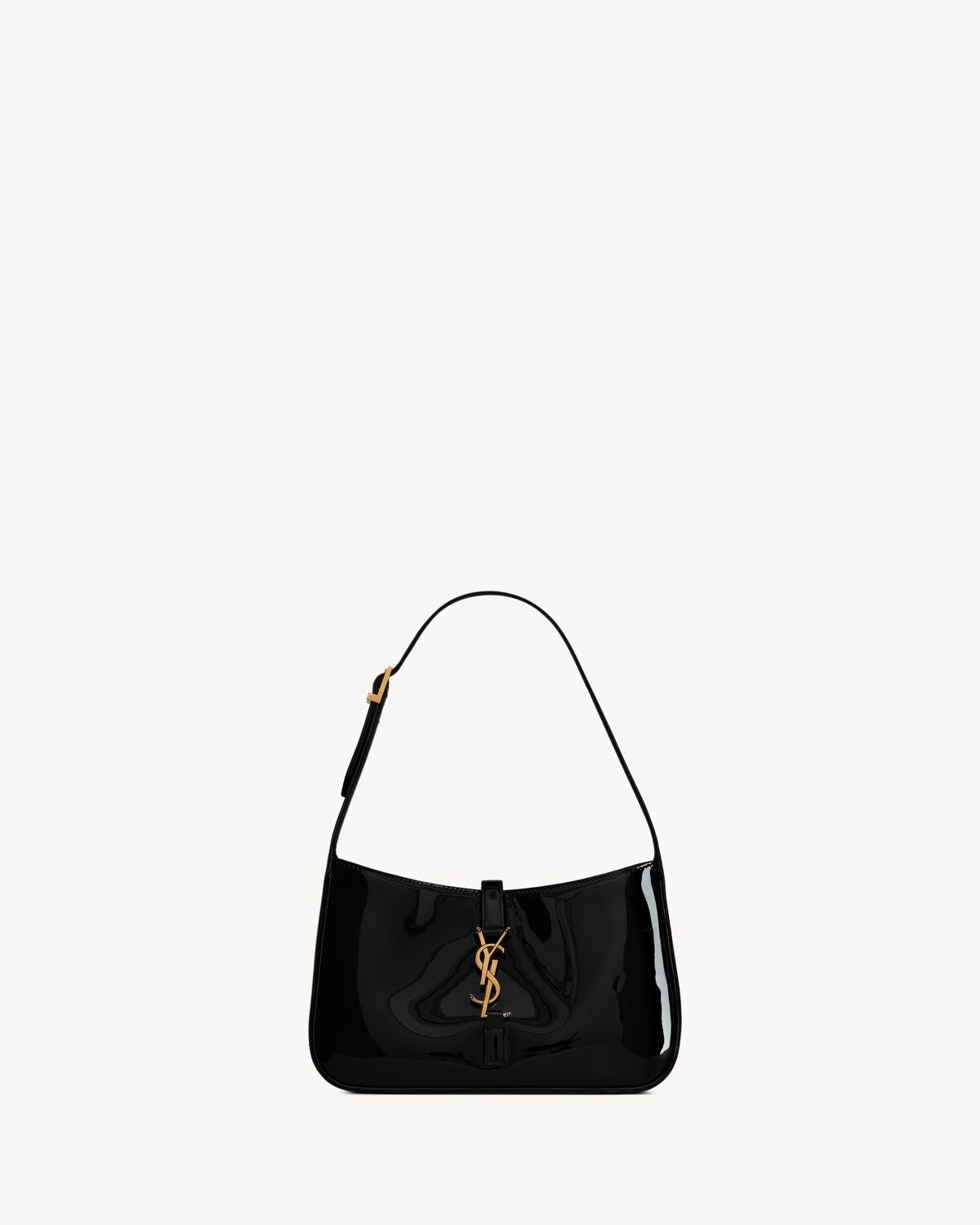 LE 5 À 7 EN CUIR VERNI - YSL (2)