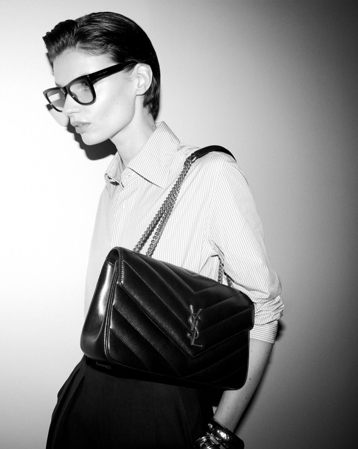 LOULOU MEDIUM EN CUIR MATELASSÉ - YSL (3)