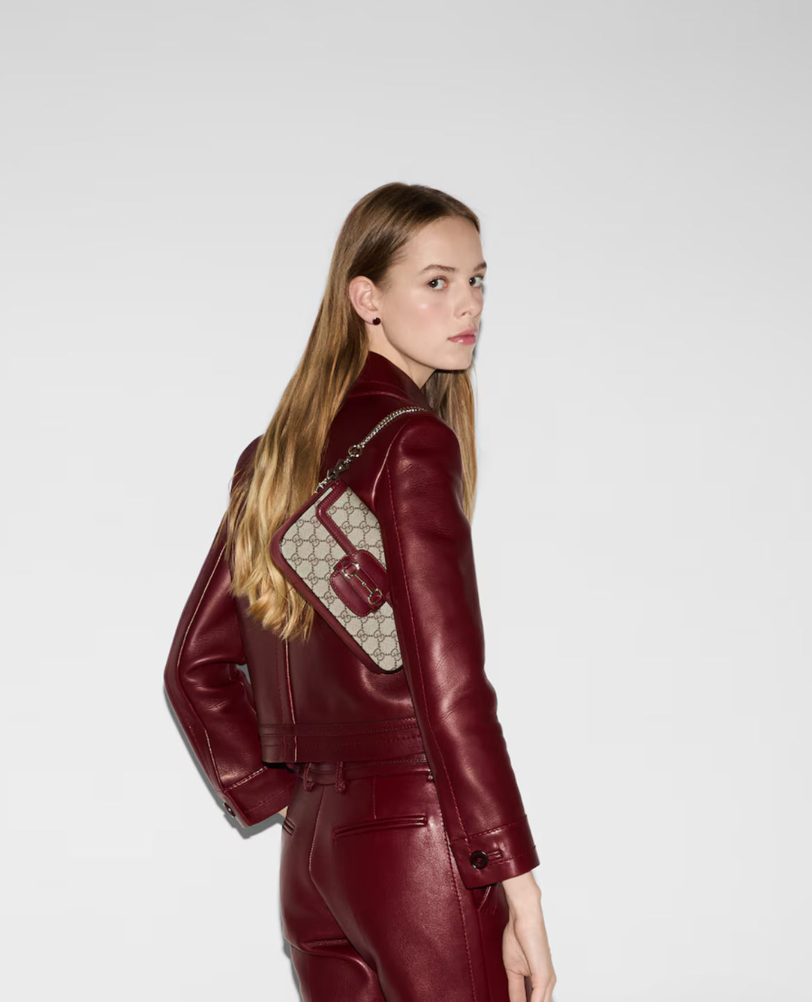Sac à épaule Gucci Horsebit 1955 Soft petit format - #1