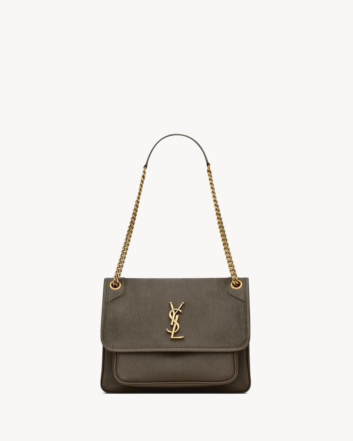 NIKI MEDIUM EN CUIR D’AGNEAU GRAINÉ - YSL