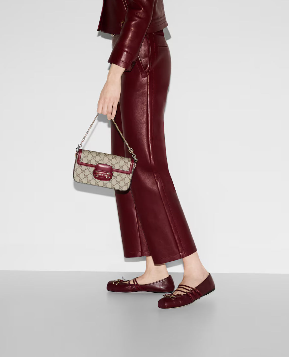 Sac à épaule Gucci Horsebit 1955 Soft petit format - #1