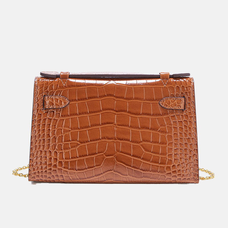 LOLA « MARRON CROCO »